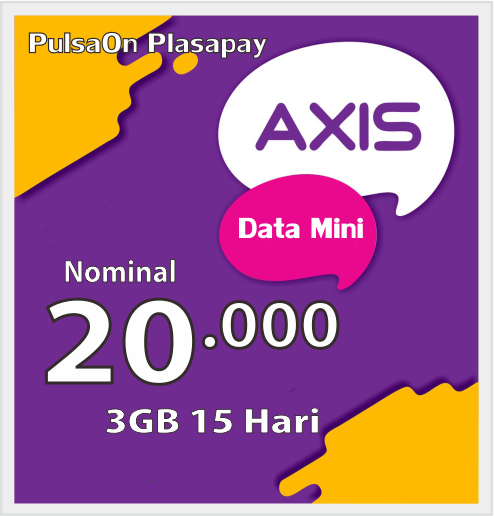 Paket Internet Axis Data Mini - Mini Axis 3GB 15 Hari
