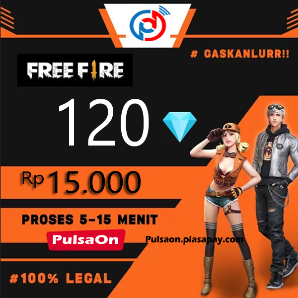 Produk Admin 1 FREE FIRE ALTERNATIF - 15k 120 Diamond Free Fire