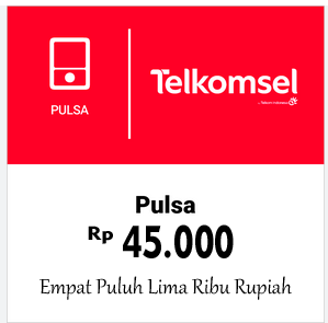 Produk Admin 1 PULSA TELKOMSEL REGULAR - Telkomsel 45.000