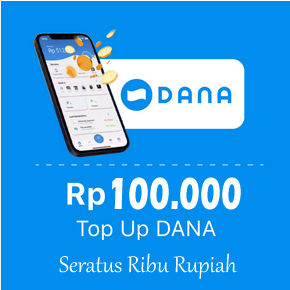 Produk Admin 1 TOPUP DANA - Dana 100.000