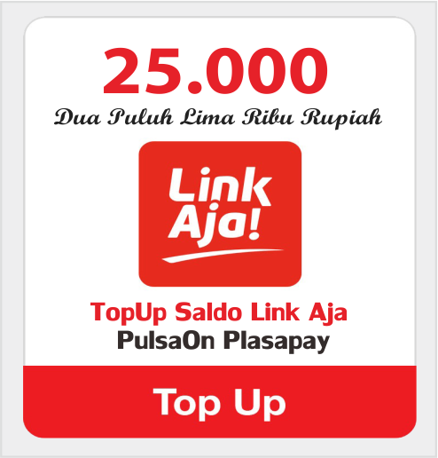 Produk Admin 1 TOPUP LINKAJA - SALDO LINKAJA 25.000