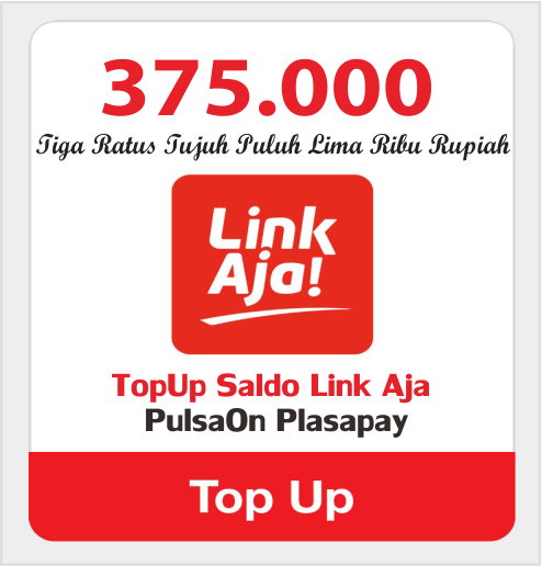 Produk Admin 1 TOPUP LINKAJA - LinkAja Rp 350.000