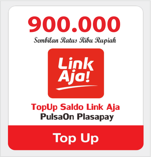Produk Admin 1 TOPUP LINKAJA - SALDO LINKAJA 900.000