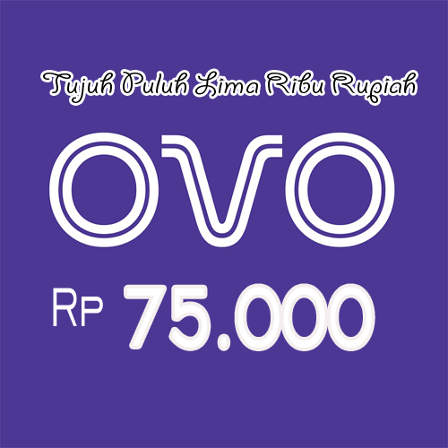 Produk Admin 1 TOPUP SALDO OVO ADMIN 1500 - TOPUP SALDO OVO 75.000