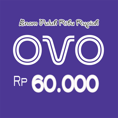 Produk Admin 1 TOPUP SALDO OVO ADMIN 1500 - TOPUP SALDO OVO 60.000