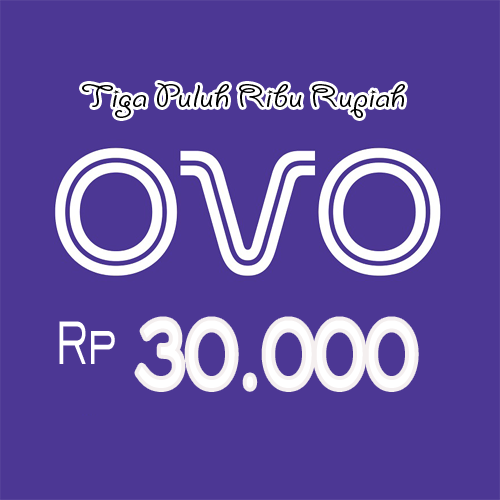Produk Admin 1 TOPUP SALDO OVO ADMIN 1500 - TOPUP SALDO OVO 30.000
