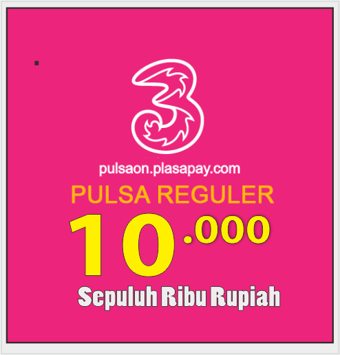 Produk Admin 1 TRI ALTERNATIF - THREE REGULER 10.000