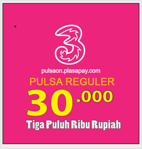 Produk Admin 1 TRI ALTERNATIF - THREE REGULER 30.000