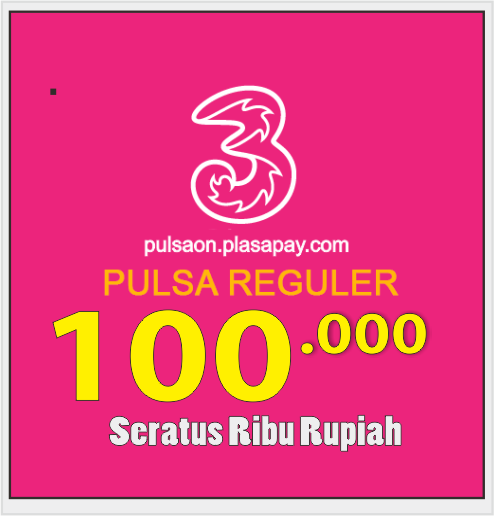 Produk Admin 1 TRI ALTERNATIF - THREE REGULER 100.000