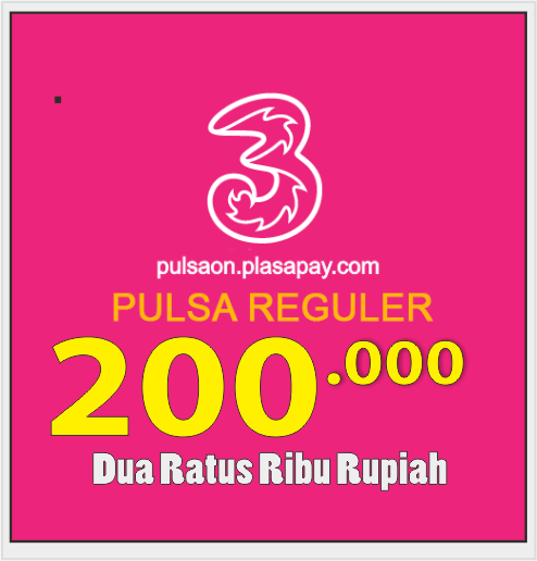 Produk Admin 1 TRI ALTERNATIF - THREE REGULER 200.000