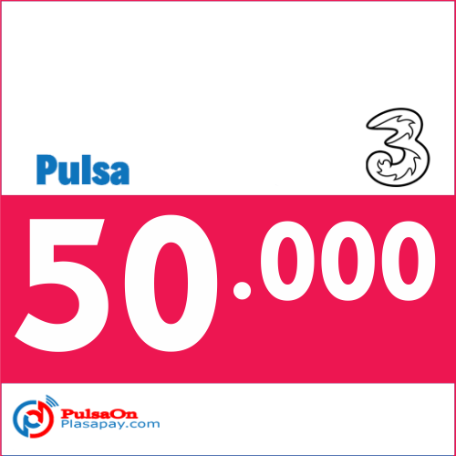 Pulsa PULSA TRI - THREE REGULER 50.000