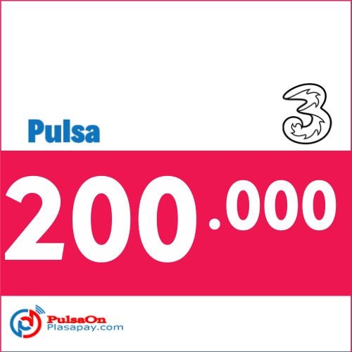 Pulsa PULSA TRI - THREE REGULER 200.000